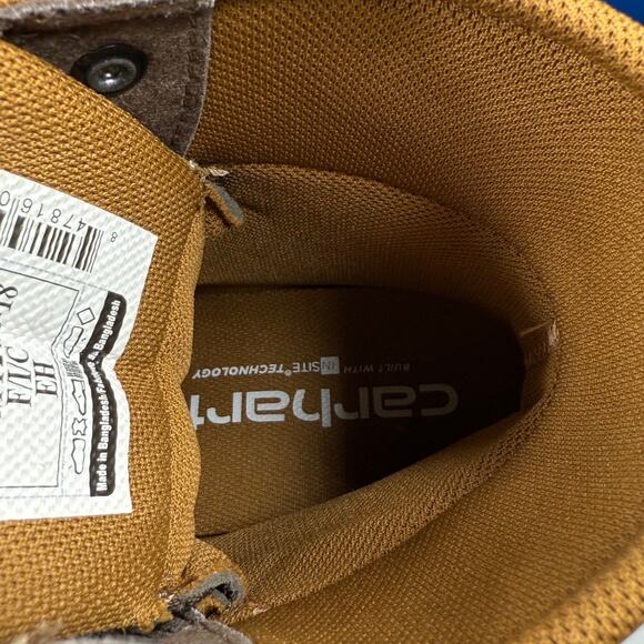 Carhartt Waterproof Moc Toe 6" Wedge Work Boots Brown US Women's 6.5 M NEW - Picture 7 of 15